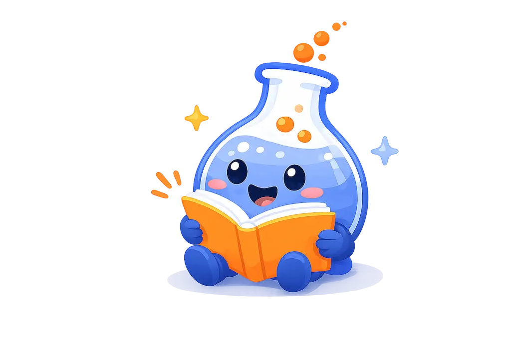 Mascotte SlovaLab lisant un livre